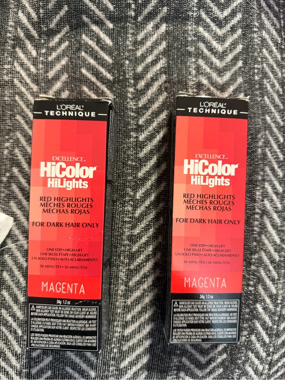 L'Oreal HiColor HiLights Magenta Red Highlights bundle of 2 brand new
